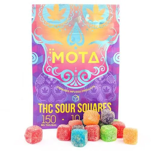 MOTA THC Sour Squares