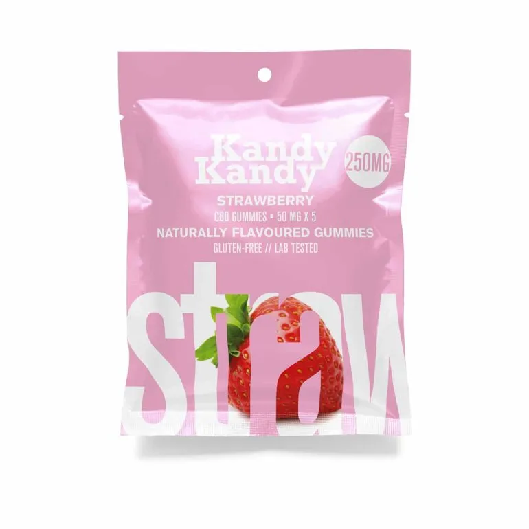 Strawberry Full-Spectrum CBD Gummies - Kandy Kandy