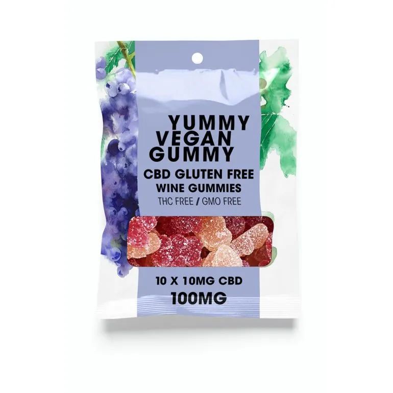 Wine CBD Gummies - Yummy Vegan Gummy