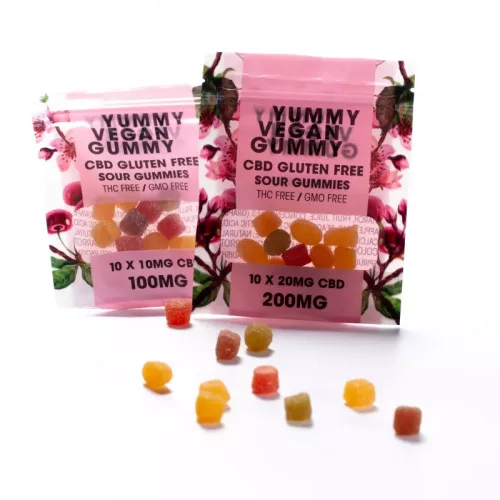 Sour CBD Gummies - Yummy Vegan Gummy