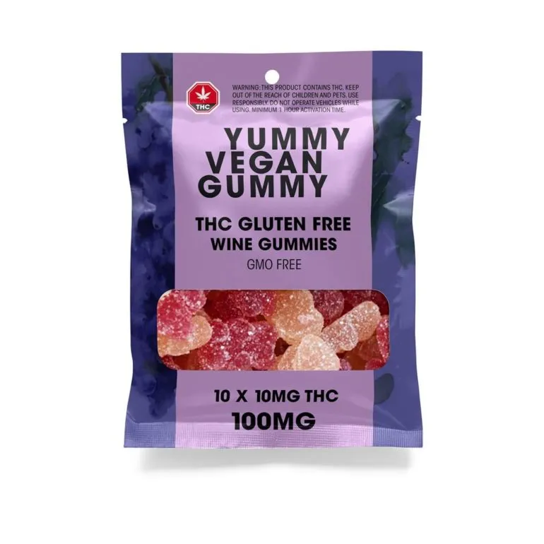 THC Wine Gummies - Yummy Vegan Gummy