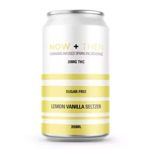 Nano THC Seltzer | Lemon Vanilla - Now + Then